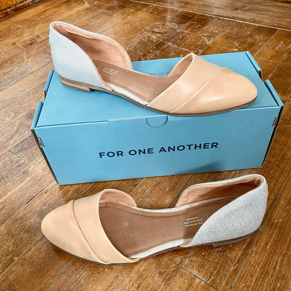 Toms | Jutti D’Orsay Honey Leather EUC